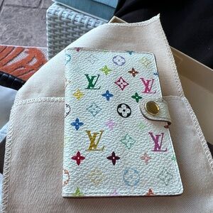 Louis Vuitton Takishi MuraKami Multicolor mini Planner
Authentic agenda cover